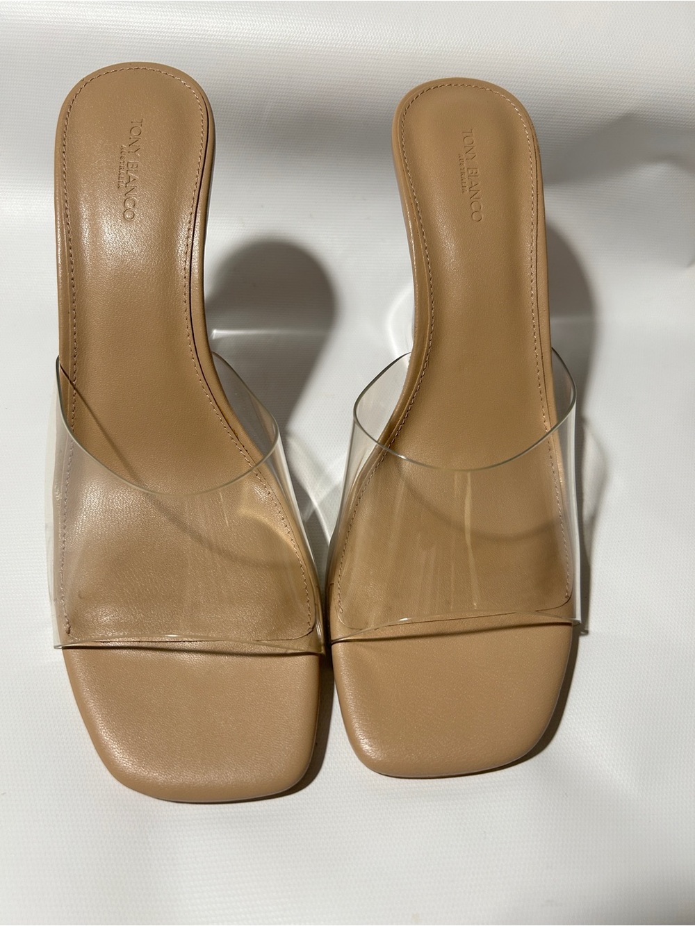 Tony Bianca Alessi Transparent Wedge Sandals - Picture 2 of 7